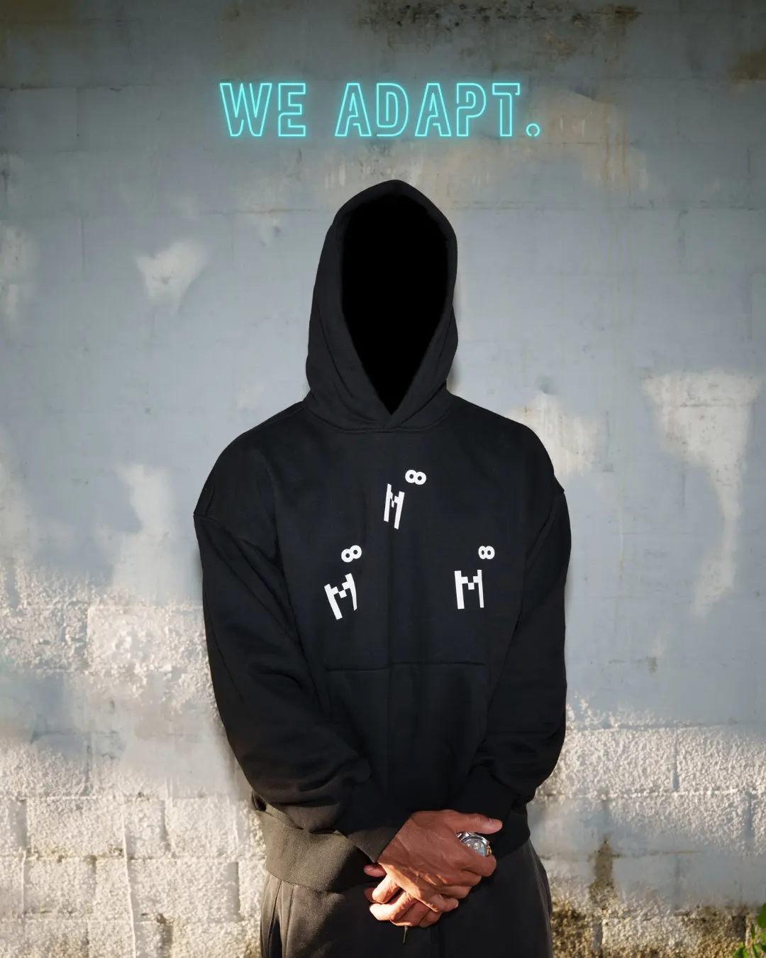 WE ADAPT — Muzik and Manifestationz campaign piece