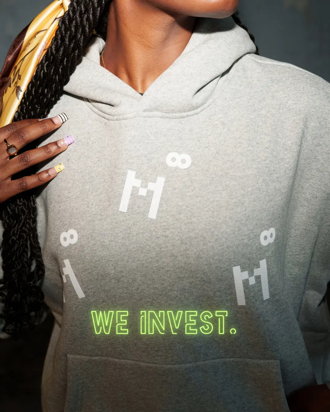 WE INVEST — Muzik and Manifestationz campaign piece