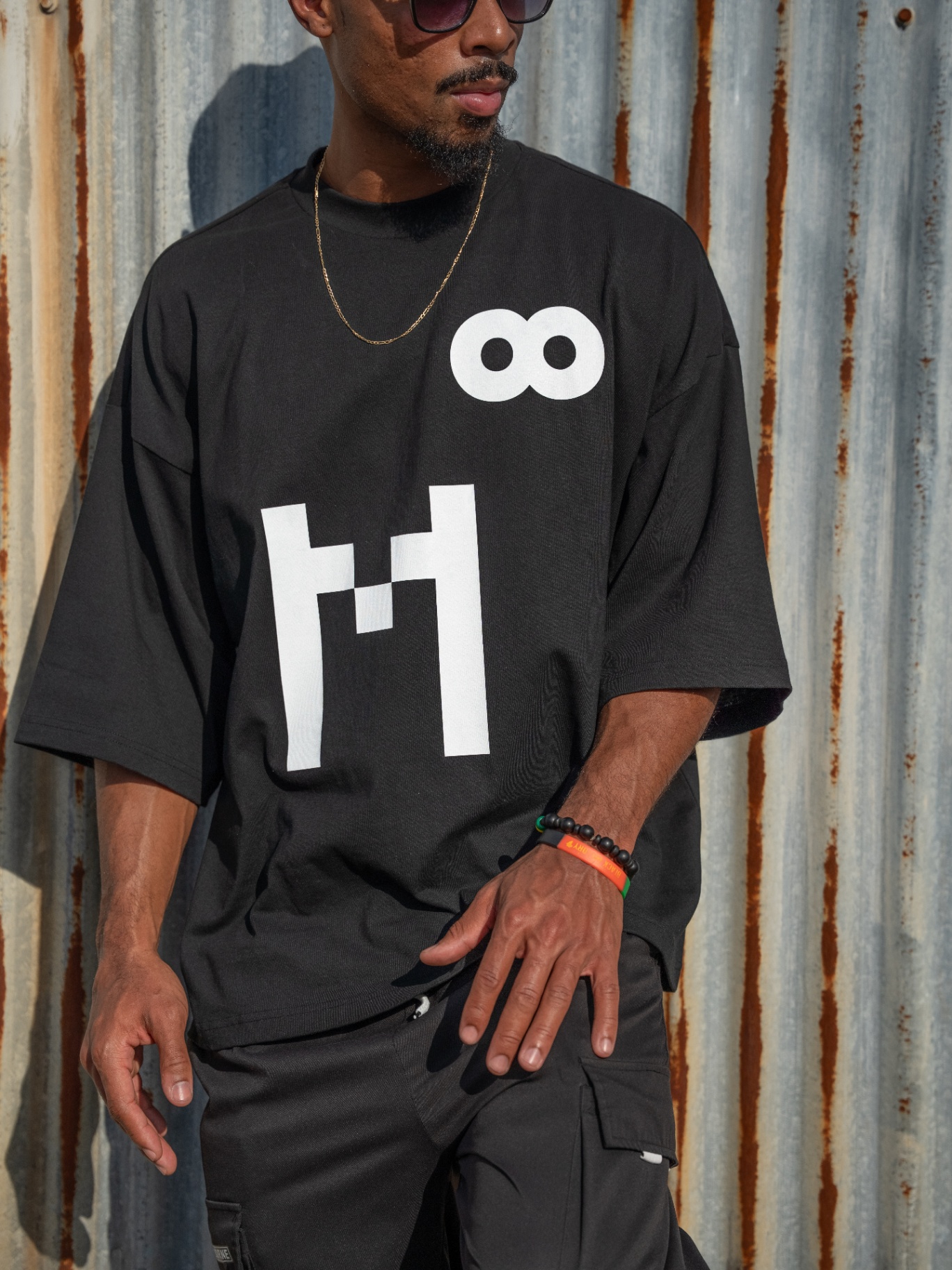 Unisex oversized drop shoulder t-shirt