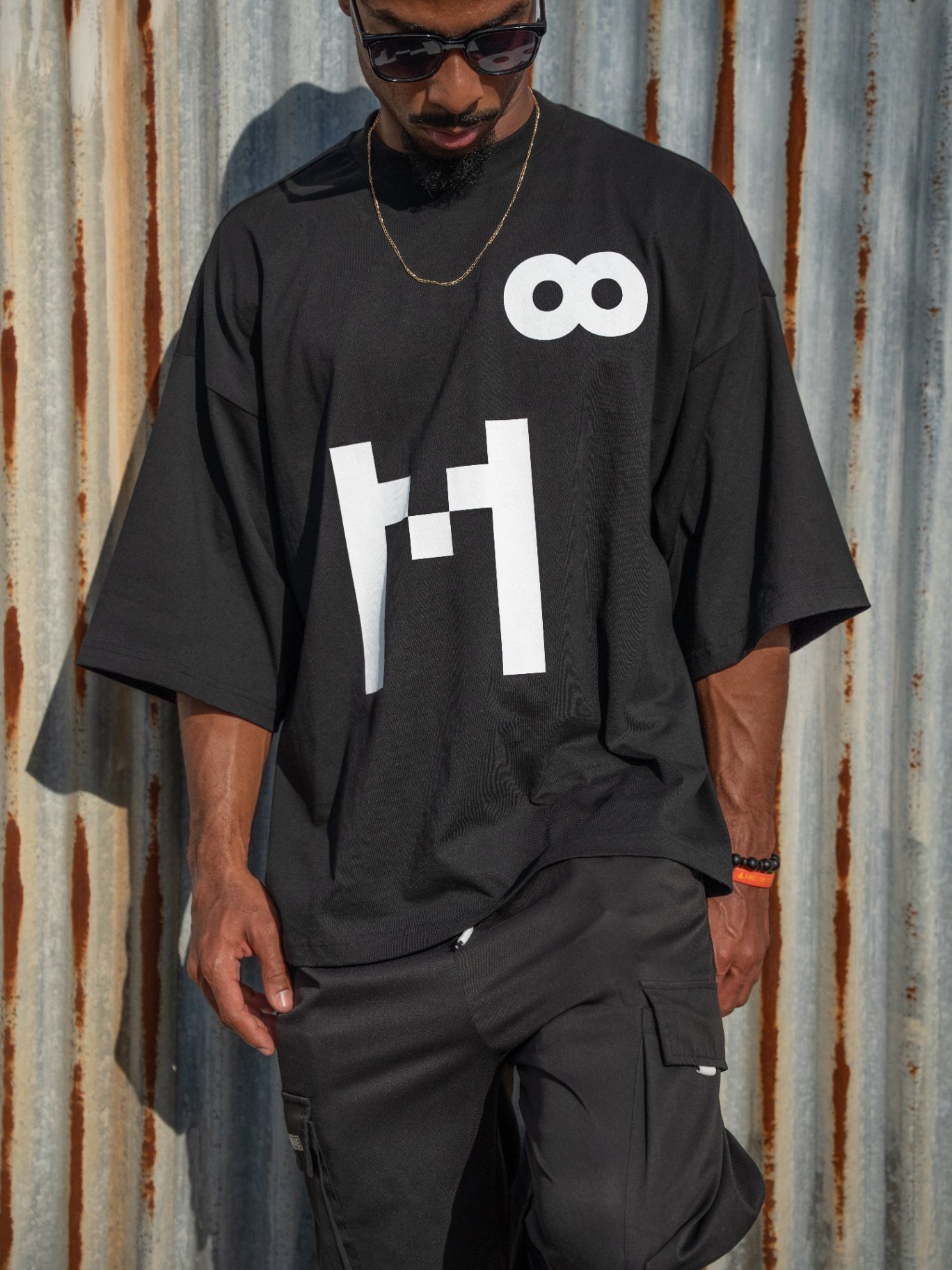 Unisex oversized drop shoulder t-shirt